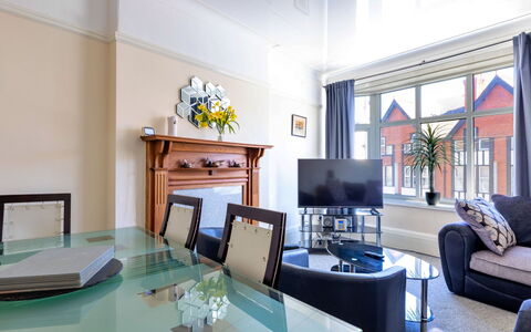 Colwyn Bay 646: Interior Design, Furniture, Ceiling, Flooring, Floor, Couch, Apartment, Room, Living Room, Home