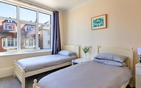 Colwyn Bay 646: Interior Design, Bedroom, Wood, Furniture, Floor, Bed, Flooring, Room, Bedding, Ceiling