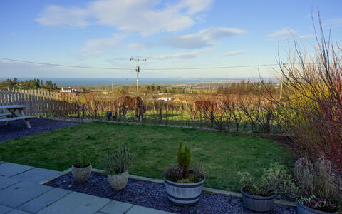 Hedd Wen Cottage: Sky, Nature, Landscape, Cloud, Shrub, Land Lot, Morning, Garden, Sunlight