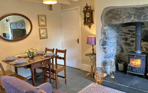 Pen-Y-Groes: Furniture, Wood, Interior Design, Flooring, Lighting, Home, Living Room, Room, Floor, Chair