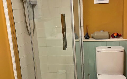 Pen-Y-Groes: Bathroom, Plumbing Fixture, Wall, Flooring, Floor, Toilet, Interior Design, Plumbing, Toilet Seat, Composite Material