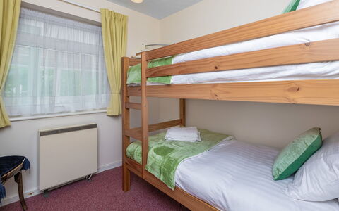 Nant Y Mynydd: Bed, Bedroom, Interior Design, Wood, Flooring, Furniture, Bed Sheet, Bedding, Floor, Bed Frame