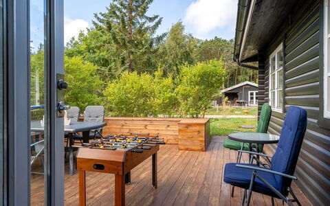 Andrina - 490M from the Sea: Furniture, Wood, Outdoor Furniture, Chair, Table, Outdoor Table, Home, Wood Stain, Hardwood, Garden