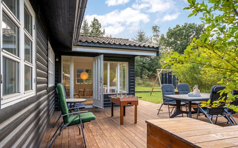 Andrina - 490M from the Sea: Wood, House, Home, Cottage, Siding, Porch, Furniture, Door, Outdoor Furniture, Garden