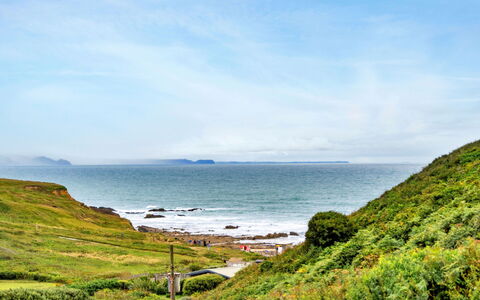 The Breakers: Blue, Green, Coast, Natural Landscape, Sea, Horizon, Coastal And Oceanic Landforms, Terrain, Highland, Ocean