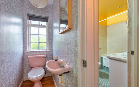The Breakers: Wall, Bathroom, Plumbing Fixture, Flooring, Floor, Interior Design, Plumbing, Toilet, Tile, Room