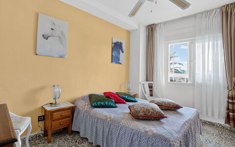 Goya - Mar de Cristal: Furniture, Interior Design, Bed, Bedroom, Floor, Flooring, Wall, Room, Wood, Ceiling