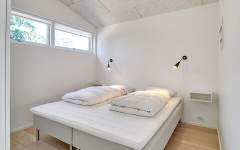 Fromer - 800M from the Sea: Interior Design, Ceiling, Flooring, Floor, Bedroom, Lighting, Light Fixture, Room, Bed, Furniture