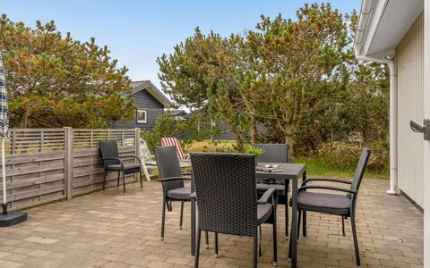 Jale - 300M from the Sea: Furniture, Outdoor Furniture, Chair, Outdoor Table, Table, Kitchen & Dining Room Table, Patio, Shade, Garden, Wood Stain