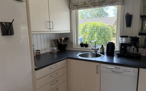 Alkmar - from the Sea: Kitchen, Countertop, Cabinetry, Kitchen Appliance, Interior Design, Flooring, Plumbing Fixture, Tap, Furniture, Kitchen Sink