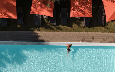 Viehhofen 1: Swimming Pool, Leisure, Resort, Recreation, Composite Material, Outdoor Furniture, Vacation, Eco Hotel, Sunlounger, Shade