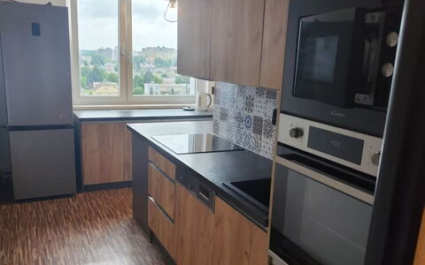 Elizabeth: Kitchen Appliance, Major Appliance, Flooring, Wood, Kitchen, Countertop, Interior Design, Cabinetry, Floor, Furniture