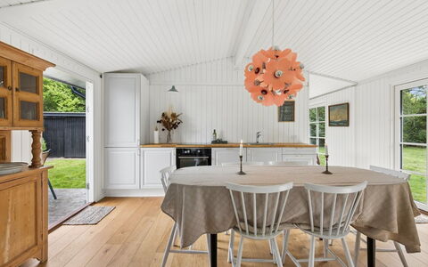 Brynja - 2.5Km from the Sea: Wood, Flooring, Interior Design, Ceiling, Floor, Furniture, Wood Flooring, Kitchen & Dining Room Table, Light Fixture, Dining Room