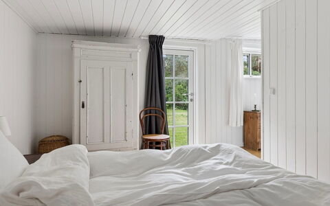 Brynja - 2.5Km from the Sea: Bedroom, Wood, Interior Design, Flooring, Furniture, Ceiling, Floor, Bed, Bed Sheet, Bedding
