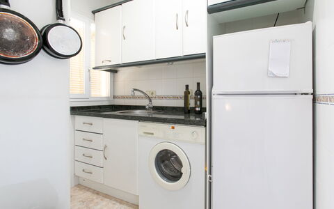 Gondolas Tropical: Major Appliance, Kitchen, Kitchen Appliance, Countertop, Cabinetry, Flooring, Interior Design, Home Appliance, Plumbing Fixture, Floor