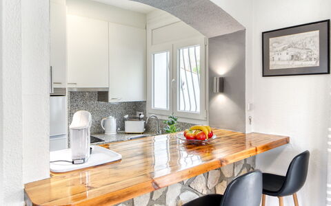 Antonia: Furniture, Interior Design, Wood, Flooring, Countertop, Kitchen, Ceiling, Lighting, Home, Floor