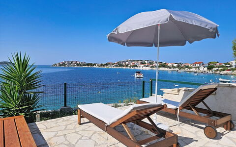 Bliss: Blue, Water, Body Of Water, Outdoor Furniture, Furniture, Umbrella, Sea, Resort, Coastal And Oceanic Landforms, Coast