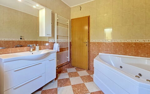 Ivana: Flooring, Floor, Interior Design, Plumbing Fixture, Ceiling, Room, Plumbing, Tile, Tap, Bathroom
