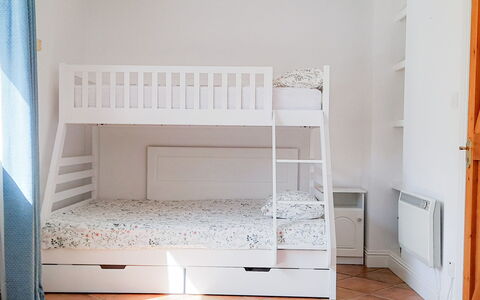 Ballyconneely Hc No.5: Furniture, Bunk Bed, Bedroom, Interior Design, Bed, Floor, Wood, Flooring, Room, Bedding