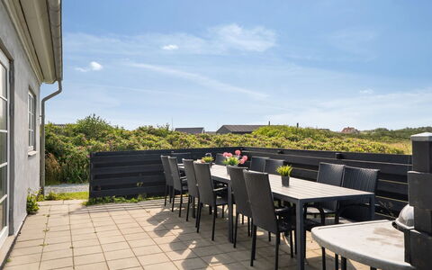 Filine - 100M from the Sea: Furniture, Outdoor Furniture, Outdoor Table, Chair, Shade, Deck, Hardwood, Kitchen & Dining Room Table, Patio, Balcony