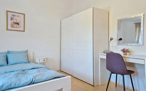 Marija: Furniture, Interior Design, Wall, Wood, Flooring, Floor, Bed, Bedroom, Room, Cabinetry