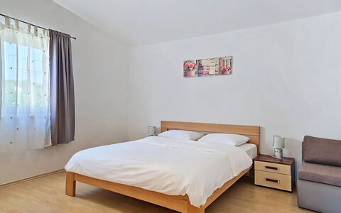 Marija: Bed, Furniture, Bedroom, Interior Design, Floor, Wood, Flooring, Room, Bedding, Bed Sheet