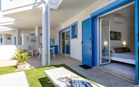 Perla Blu: Blue, Apartment, Shade, Resort, Outdoor Furniture, Hotel, Swimming Pool, Villa