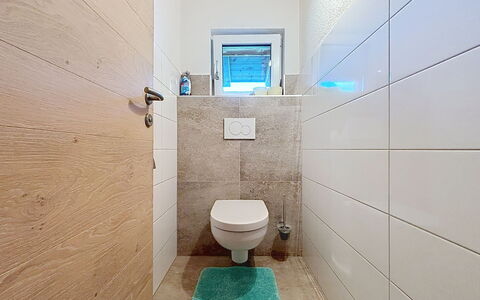 Alpenblick: Flooring, Floor, Toilet, Toilet Seat, Bathroom, Plumbing Fixture, Interior Design, Tile, Plumbing