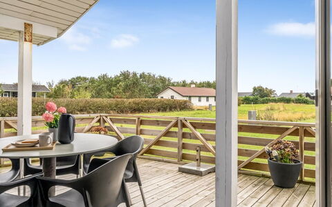 Clarice - 250M to the Fjord: Wood, Porch, Furniture, Land Lot, Home, Chair, Deck, Door, Hardwood, Balcony