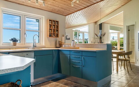 Heilo - from the Sea: Furniture, Countertop, Interior Design, Cabinetry, Flooring, Kitchen, Wood, Ceiling, Floor, Kitchen Appliance