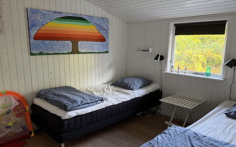 Grith - 740M to the Fjord: Wood, Bedroom, Furniture, Bed, Floor, Bed Sheet, Bedding, Bed Frame, Linens, Hardwood
