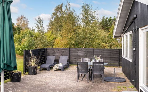 Grith - 740M to the Fjord: Wood, Home, Outdoor Furniture, Siding, Porch, Cottage, Shade, Backyard, Garden, Yard