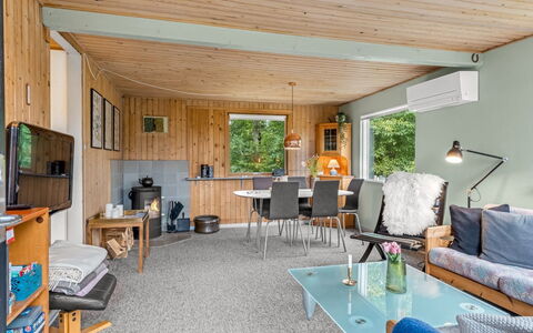 Thorine - 800M from the Sea: Furniture, Interior Design, Wood, Ceiling, Room, Flooring, Floor, Home, Couch, Living Room