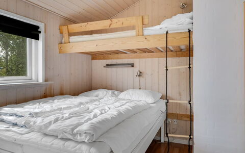 Nahuel - 300M to the Fjord: Bed, Bedroom, Wood, Bed Sheet, Bedding, Bunk Bed, Interior Design, Bed Frame, Floor, Ceiling