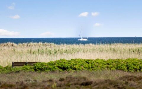 Chris - 130M from the Sea: Blue, Sky, Water, Grass, Horizon, Ecoregion, Grassland, Sea, Coastal And Oceanic Landforms, Coast