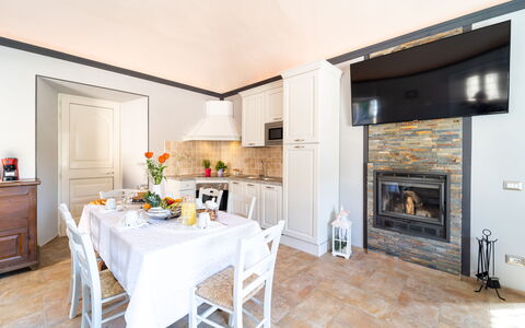 Villa Belvedere: Furniture, Interior Design, Flooring, Ceiling, Floor, Kitchen, Lighting, Table, Room, Chair