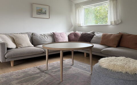 Pirka - 500M from the Sea: Floor, Furniture, Flooring, Cushion, Living Room, Wood Flooring, Throw Pillow, Couch, Pillow