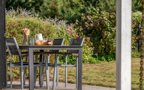 Roar - 7.5Km from the Sea: Outdoor Furniture, Outdoor Table, Design, Wood Stain, Chair
