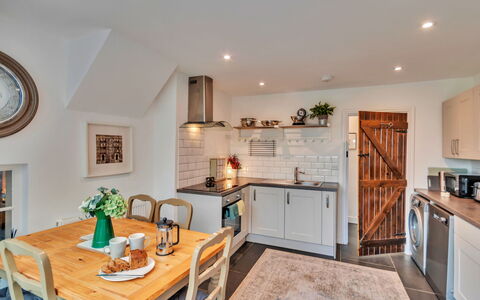 Chester House: Furniture, Interior Design, Flooring, Wall, Kitchen, Wood, Countertop, Ceiling, Floor, Major Appliance