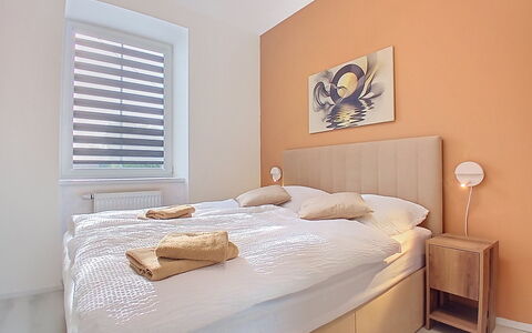 Buky Escape: Bed, Interior Design, Wall, Bedroom, Furniture, Wood, Floor, Bed Sheet, Ceiling, Bedding