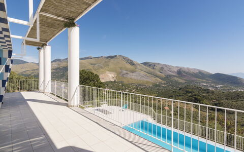 Capri: Porch, Apartment, Balcony, Swimming Pool, Estate, Shade, Villa, Resort, Hotel, Daylighting