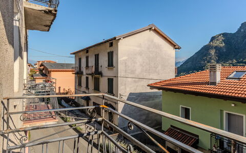 Barella: Town, Home, Balcony, Urban Design, Apartment, Handrail, Slope, Iron, Baluster, Fence