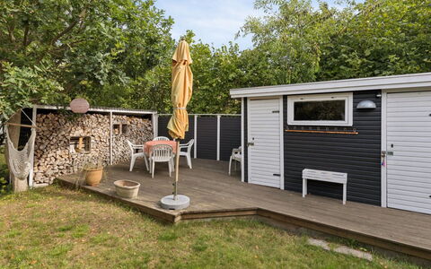 Ølvir - 525M from the Sea: Wood, Garden, Backyard, Garden Buildings, Cottage, Yard, Shed, Siding, Deck, Shade