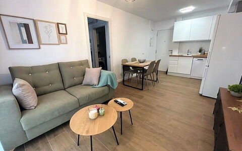 Caribe: Furniture, Flooring, Floor, Interior Design, Wood, Wood Flooring, Room, Table, Apartment, Chair