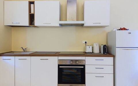 Linaglia: Kitchen Appliance, Cabinetry, Kitchen, Wood, Major Appliance, Flooring, Countertop, Interior Design, Furniture, Room