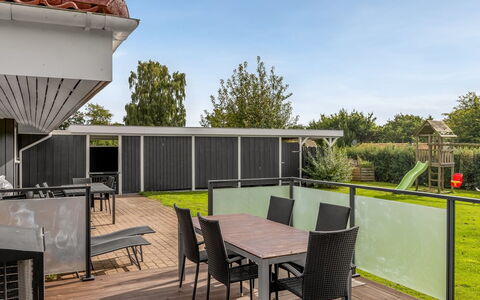 Helrun - 800M from the Sea: Architecture, Porch, Furniture, Outdoor Furniture, Home, Shade, Chair, Outdoor Table, Garden, Landscaping