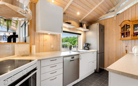 Tobias - 30Km from the Sea: Kitchen, Countertop, Wood, Plumbing Fixture, Interior Design, Kitchen Appliance, Flooring, Sink, Ceiling, Kitchen Sink