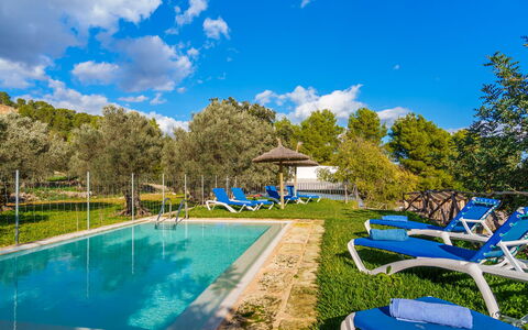 Sa Serra: Blue, Swimming Pool, Resort, Eco Hotel, Reflection, Outdoor Furniture, Sunlounger