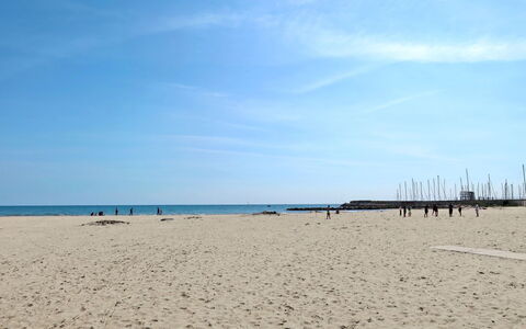 Il Giardino di Anzio: Sky, Blue, Beach, Body Of Water, Natural Environment, Horizon, Sand, Summer, Coast, Sea