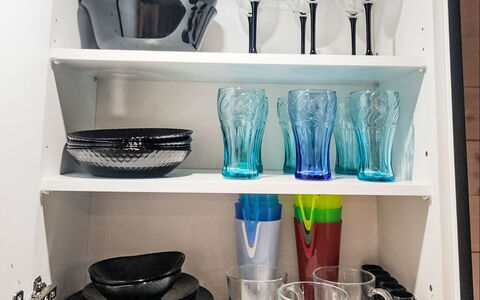 Worławki 100: Shelving, Shelf, Tableware, Furniture, Serveware, Dishware, Kitchen, Cupboard, Cabinetry